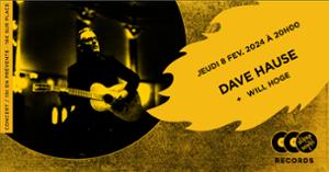 Dave Hause + Will Hoge en concert au Supersonic Records !