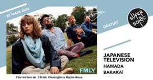 Japanese Television • Hamada • Bakakï / Supersonic (Free entry)