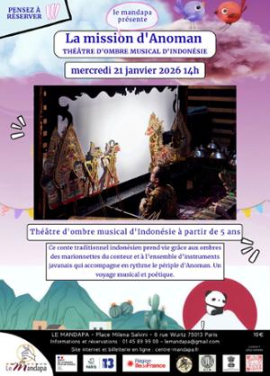 La mission d'Anoman - Wayang Kulit - Théâtre d'ombre indonésien