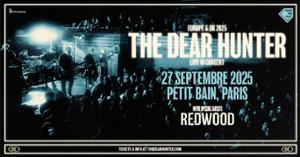 Take Me Out : The Dear Hunter + Redwood en concert à Paris !