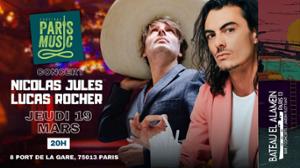JEU 19/03 Nicolas Jules / Lucas Rocher - Paris Music Festival