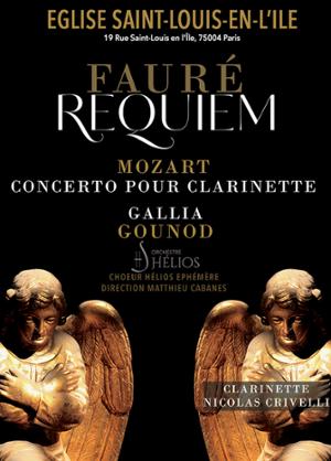 Requiem Fauré / Mozart concerto de Clarinette / Gallia Gounod