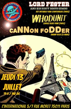 Cannon Fodder + Whodunit + Lord Fester and his dirty roots combo