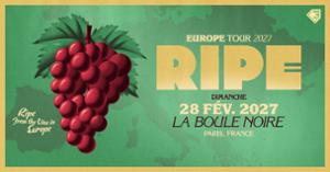 Take Me Out : Ripe en concert à Paris