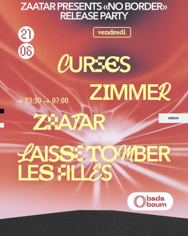 Club — Zaatar presents No Border with Curses (+) Zimmer