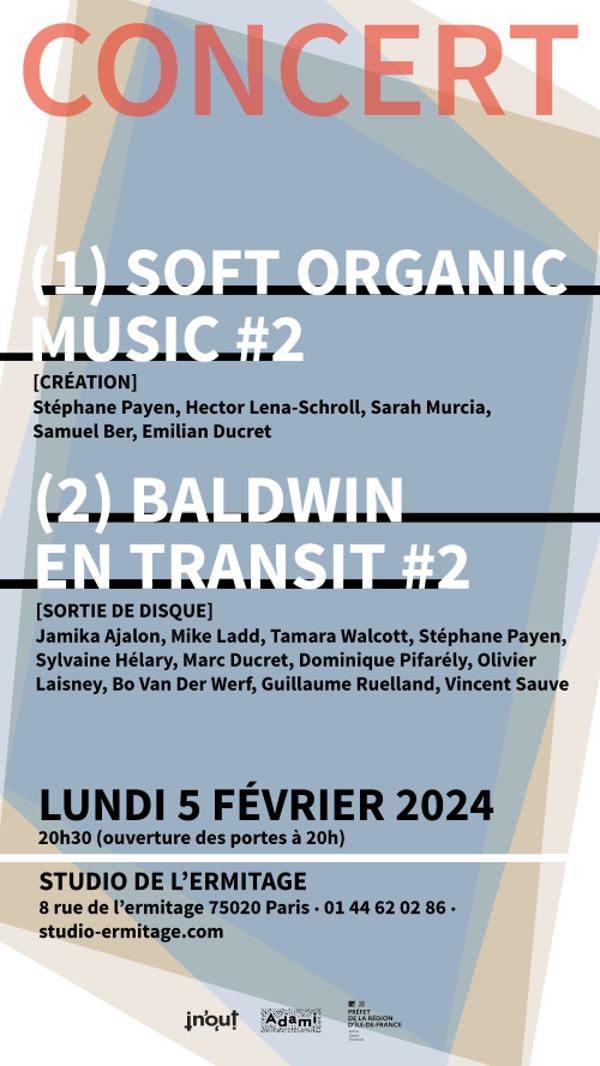 Soft Organic Music #2 & Baldwin En Transit #2