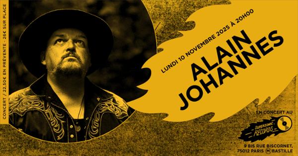 Alain Johannes en concert (côté Records)