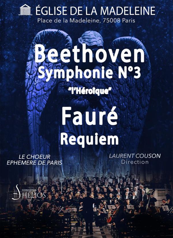 Requiem de Fauré, 3ème symphonie de Beethoven