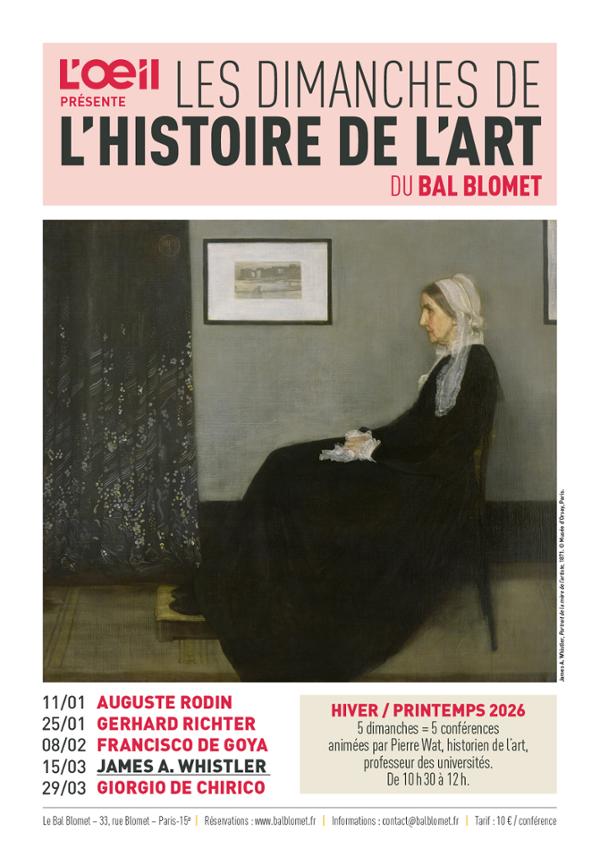 DIMANCHES DE L'HISTOIRE DE L'ART – JAMES A. WHISTLER
