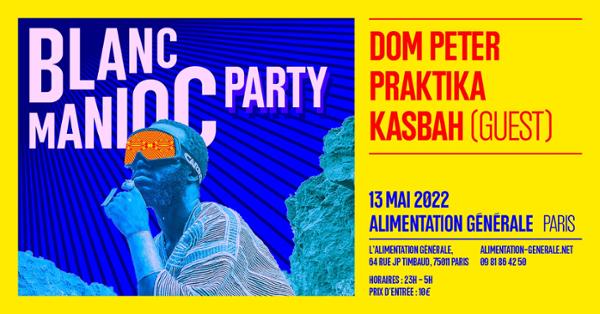 Blanc Manioc Party Invite Kasbah