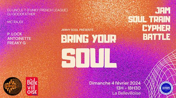 BRING YOUR SOUL