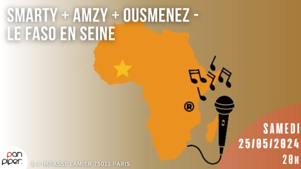 Smarty + Amzy + Ousmenez - Le Faso en Seine