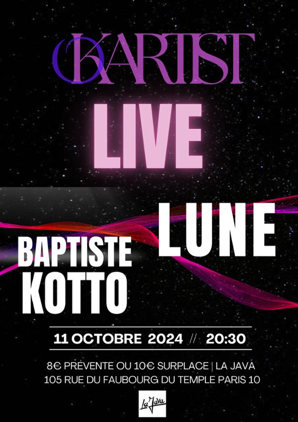 Okartist _ Lune X Baptiste Kotto @Lajavaparis