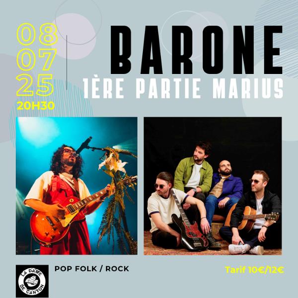 BARONE x 1ère partie MARIUS