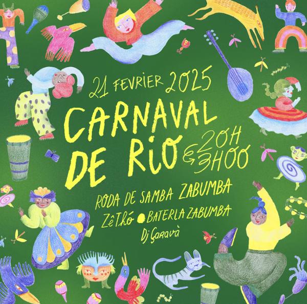 Carnaval de Rio avec Roda de Samba Zabumba