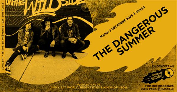 The Dangerous Summer en concert (côté Records)