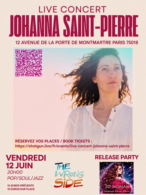 Johanna Saint-Pierre en concert