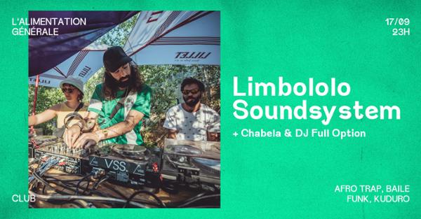 LIMBOLOLO SOUNDSYSTEM + CHABELA & DJ FULL OPTION