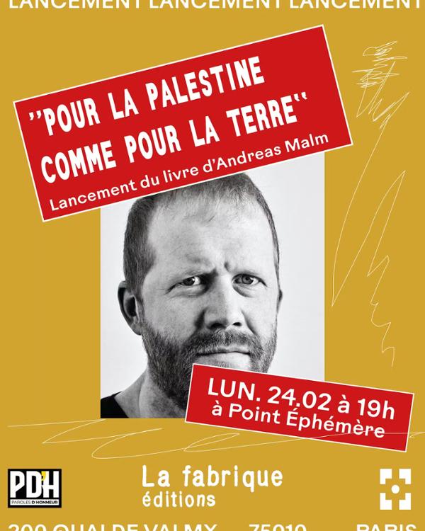 POUR LA PALESTINE COMME POUR LA TERRE