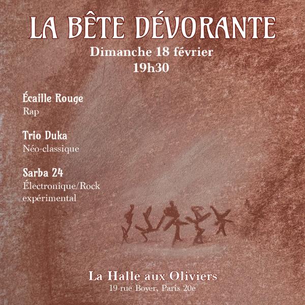 La Bête dévorante, soirée de lancement