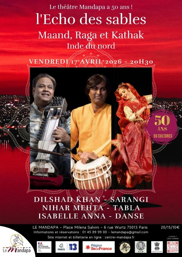 l'Echo des sables Maand, Raga et Kathak - Inde du nord