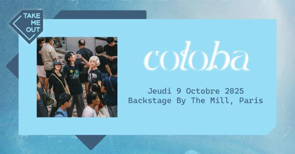 Take Me Out : cotoba en concert !