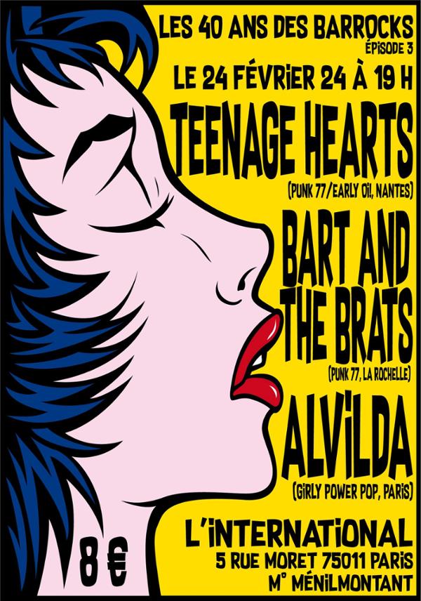 Les 40 ans des Barrocks (ep3) - Teenage Hearts + Bart and the Brats + Alvilda