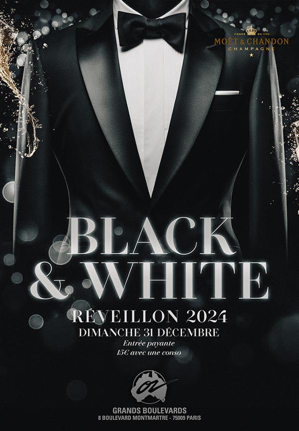 Black & White - Réveillon 2024 w/ Irvin Turn