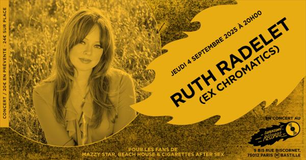 Ruth Radelet (ex Chromatics) en concert côté Records