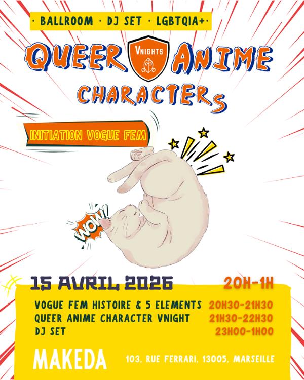 VNight #2 : Queer Anime Characters /•᷅‎‎•᷄੭