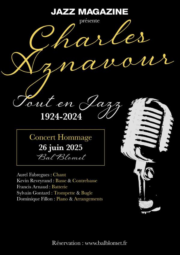 CHARLES AZNAVOUR – LES CONCERTS JAZZ MAGAZINE