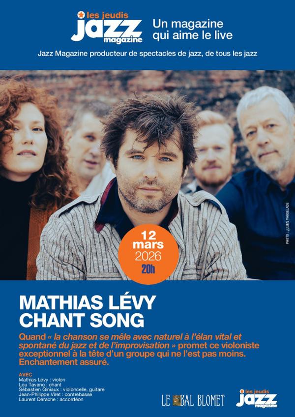 MATHIAS LÉVY  – LES CONCERTS JAZZ MAGAZINE