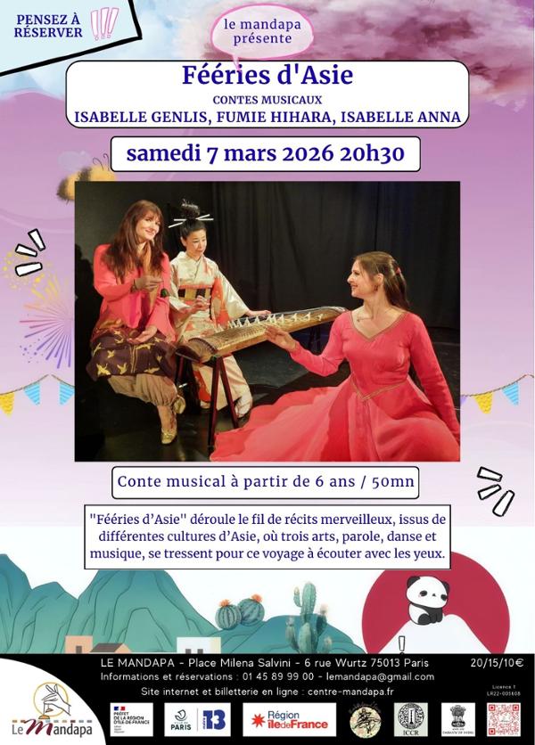 Fééries d'Asie - Contes musicaux dansés