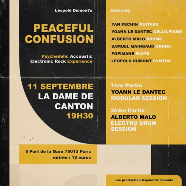 PEACEFUL CONFUSION de Léopold Dumont x Alberto Malo x Yoann Le Dantec