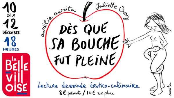 LECTURE DESSINÉE - DÈS QUE SA BOUCHE FUT PLEINE