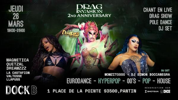 DRAG INVASION 2EME ANNIVERSAIRE