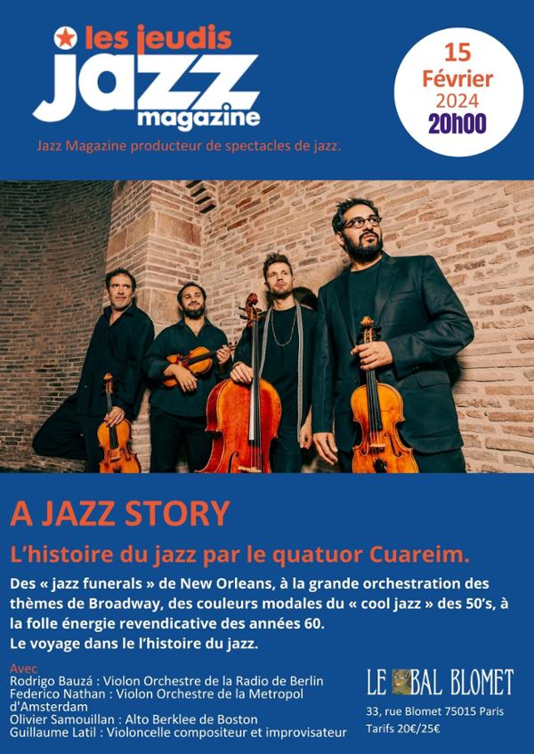 A JAZZ STORY – LES CONCERTS JAZZ MAGAZINE