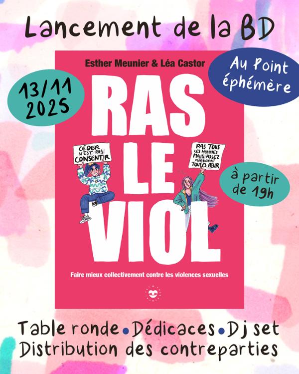 Lancement de la BD « Ras le viol »