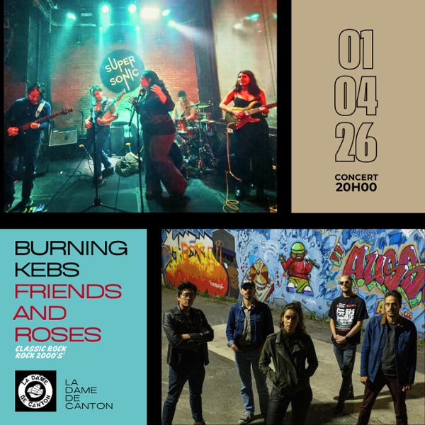 BURNING KEBS x FRIENDS AND ROSES