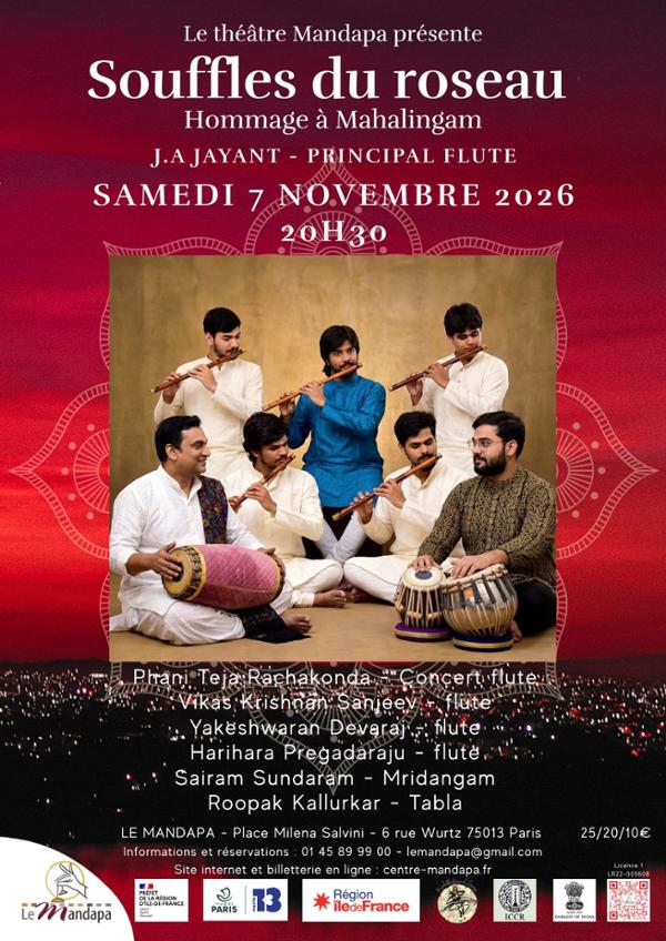 Souffles du roseau - J.A Jayant - Inde