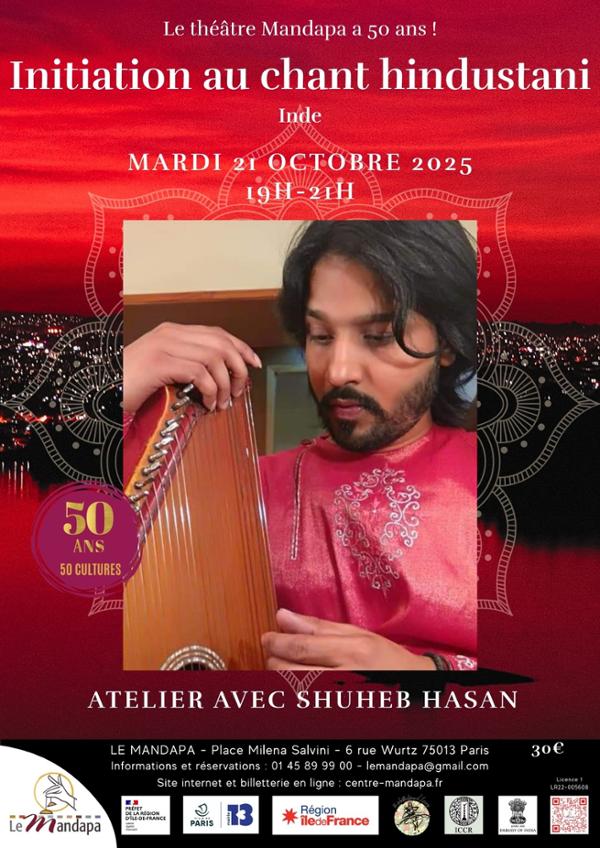Initiation au chant hindustani - Atelier avec Shuheb Hasan