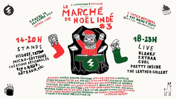 LE MARCHÉ DE NOËL INDÉ #3 (marché & concerts gratos)