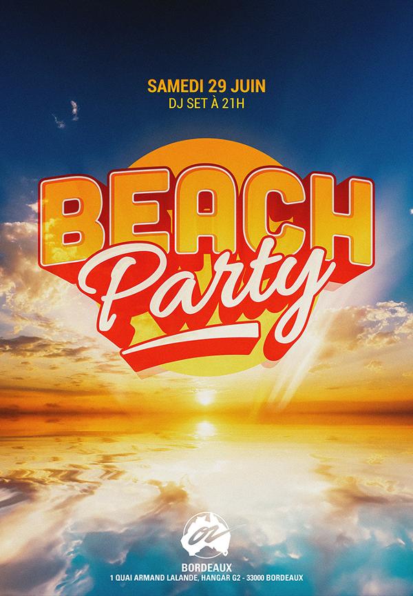 Beach Party @ Café Oz Bordeaux