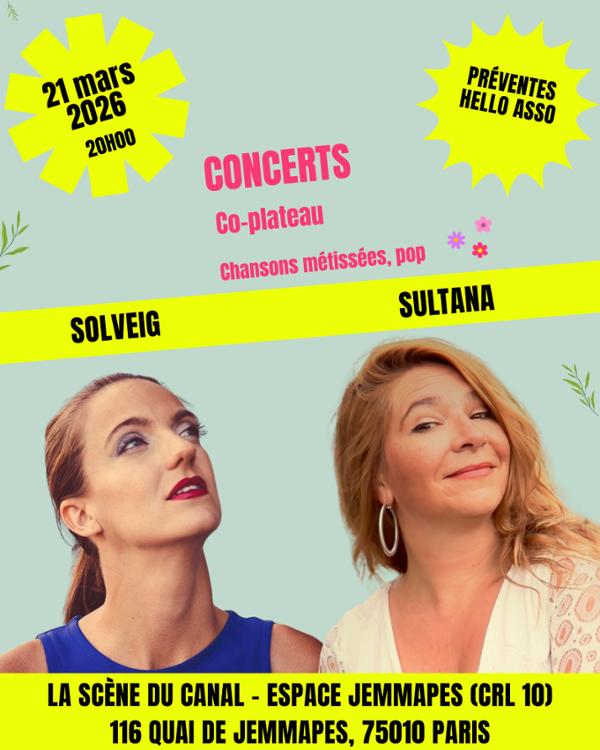 Concerts Solveig et Sultana : le voyage des sens