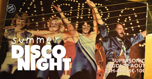 Summer Disco Nights du 29 Août