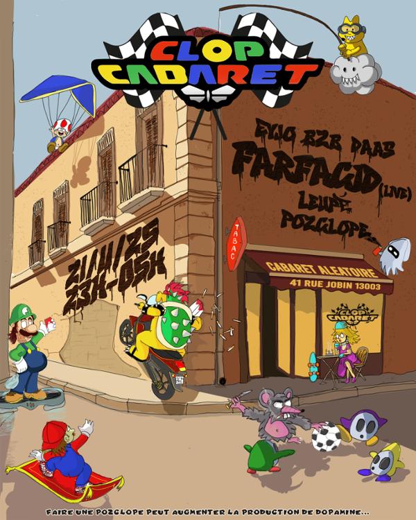 Clop Cabaret : Club Cabaret X Pozclope
