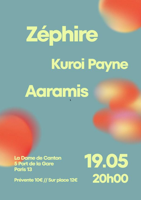 Zéphire x Kuroi Payne x Aaramis