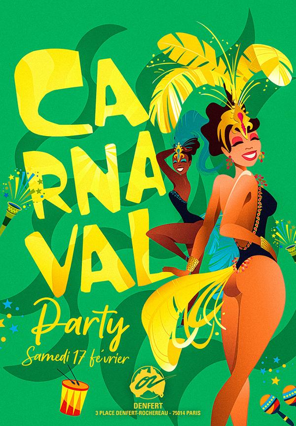 Carnaval Party w/ Bazalt @ Café Oz Denfert