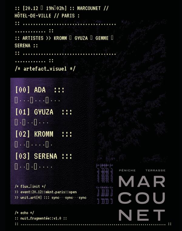 Nuit Fragmentée & Mini Market de créateurs