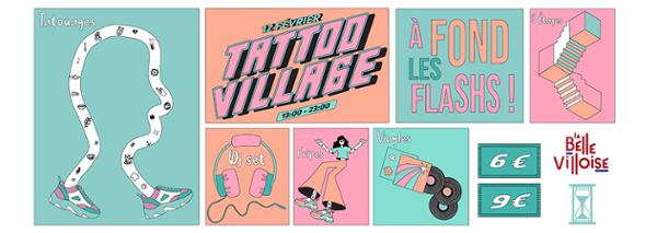Tattoo Village : A Fond Les Flash